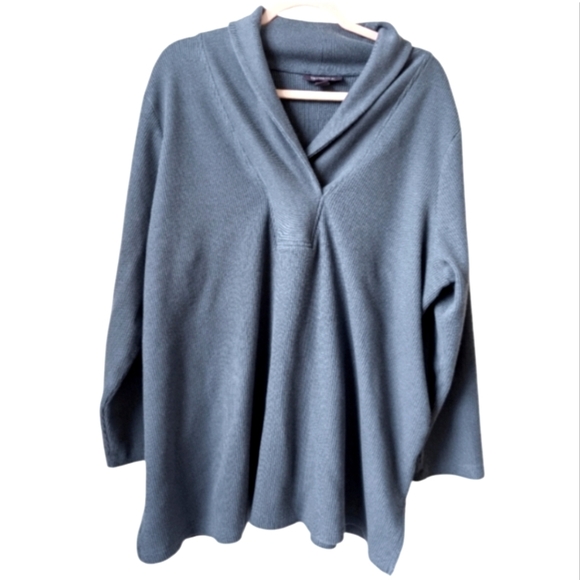 Roman's Waffle Knit Pullover  2X 26/28 - Picture 1 of 4